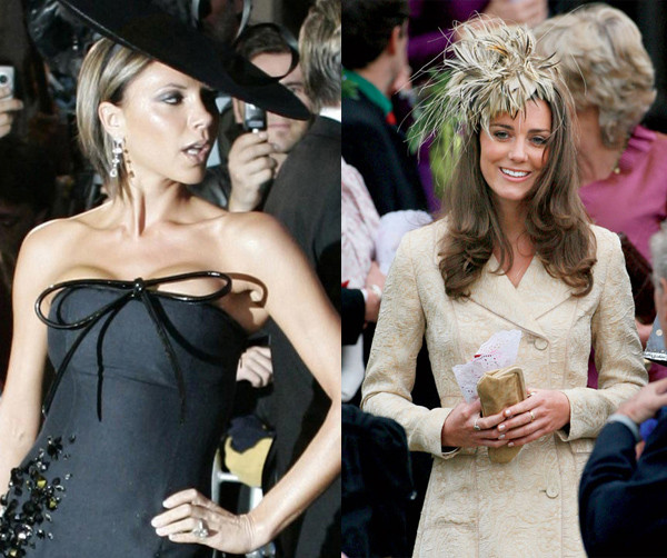 Cả Vic và tân công nương Kate Middleton đều là fan cuồng nhiệt của những kiểu mũ độc đáo