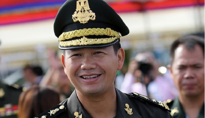 Ông Hun Manet, con trai cả của Thủ tướng Campuchia Hun Sen. (Ảnh: AP)