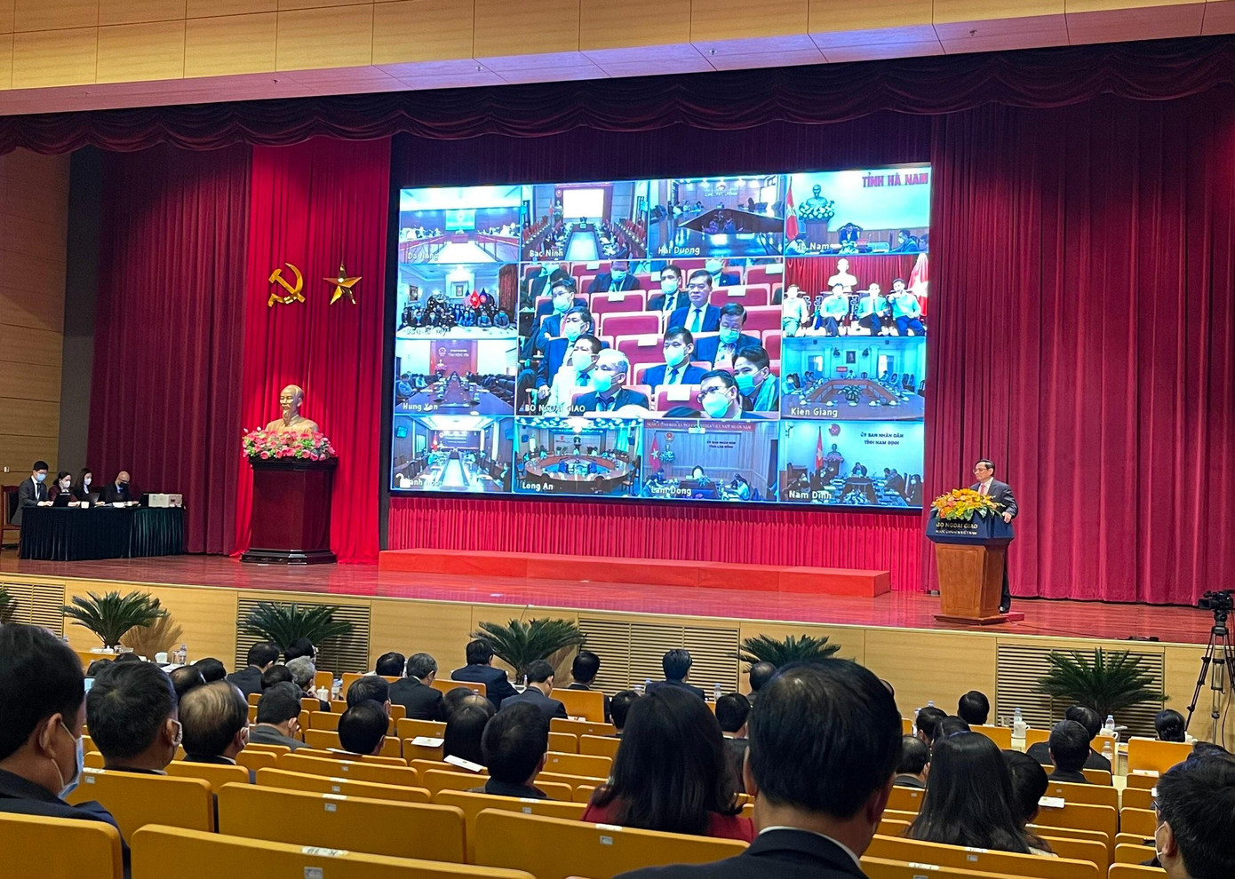 Thủ tướng Phạm Minh Chính phát biểu tại Hội nghị ngoại giao lần thứ 31. (Ảnh: Như Ý) Thủ tướng Phạm Minh Chính phát biểu tại Hội nghị ngoại giao lần thứ 31. (Ảnh: Như Ý)