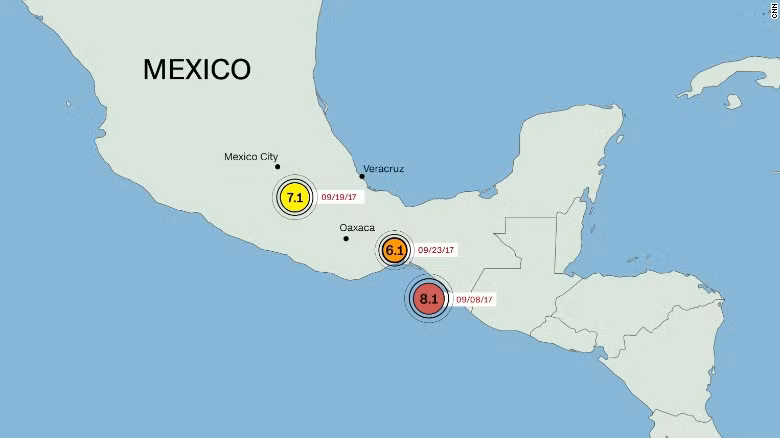 Nỗi đau chưa dứt, Mexico lại hứng chịu thêm 2 trận động đất mới ảnh 1