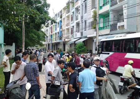 Khu vực nổ súng nằm ngay trong khu dân cư