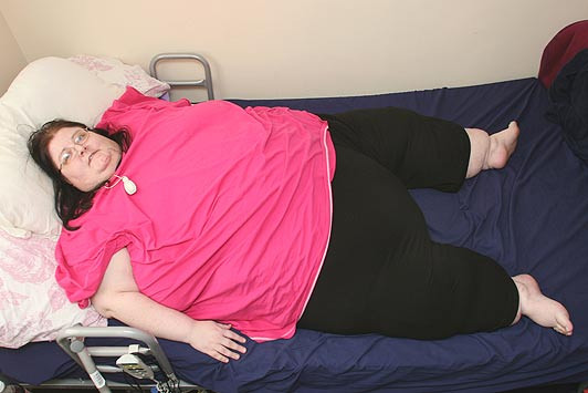 Brenda Flanagan-Davis - người phụ nữ béo nhất nước Anh. Ảnh : The Sun