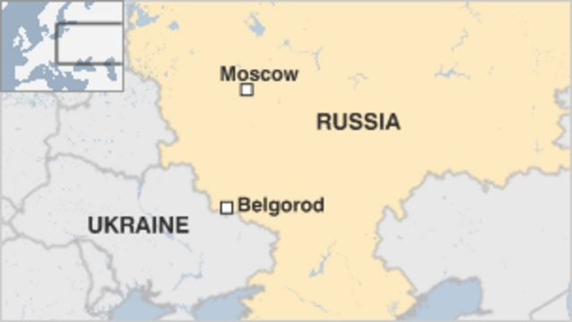 Vùng Belgorod. Đồ họa: BBC Vùng Belgorod. Đồ họa: BBC