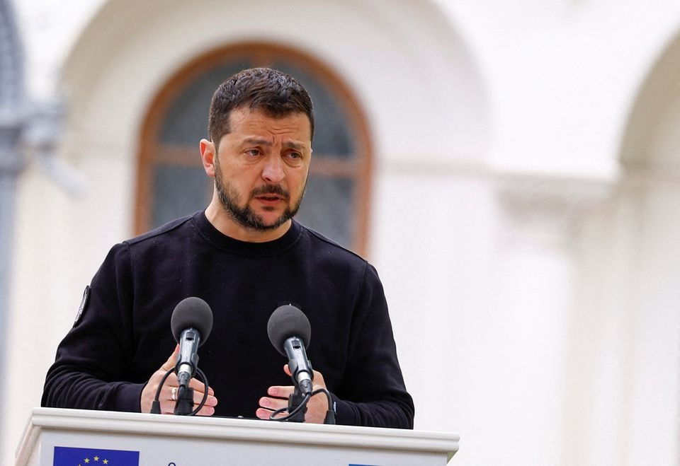 Tổng thống Ukraine Volodymyr Zelensky. (Ảnh: Reuters) Tổng thống Ukraine Volodymyr Zelensky. (Ảnh: Reuters)