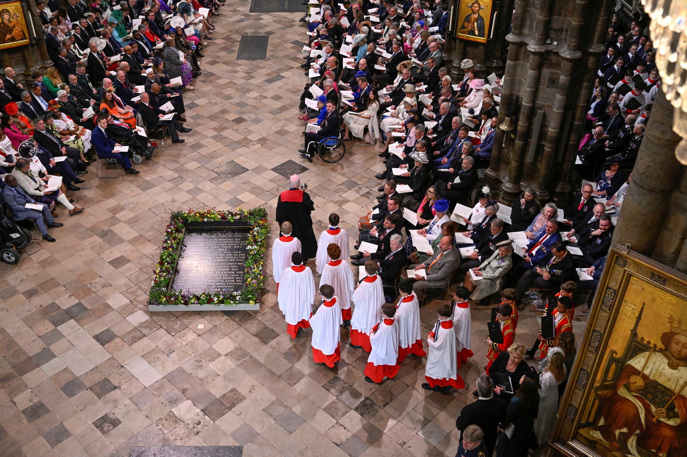 Khoảng 2.300 quan khách đã được gửi lời mời tham dự buổi lễ ở Tu viện Westminster. Ảnh: Reuters
