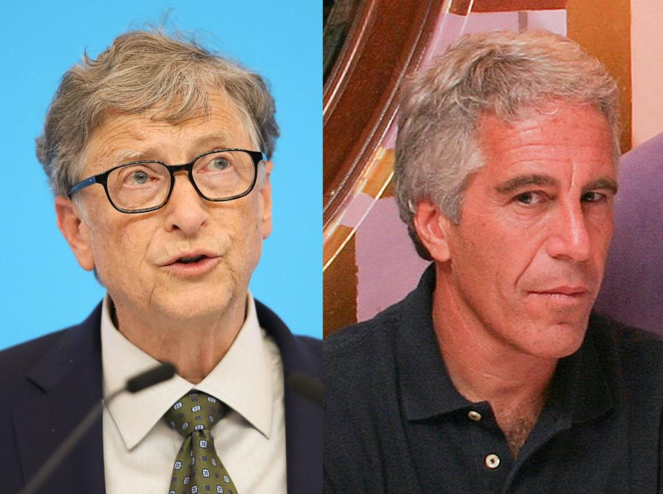 Bill Gates (trái) và Jeffrey Epstein (phải). Ảnh: Getty Bill Gates (trái) và Jeffrey Epstein (phải). Ảnh: Getty