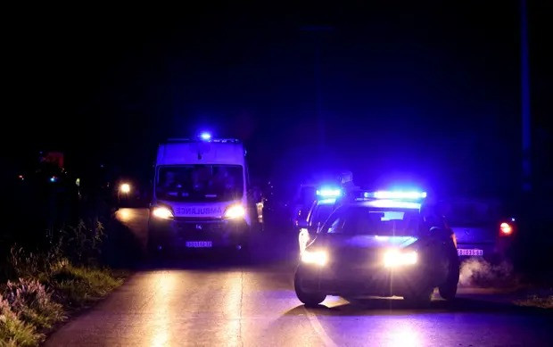 Cảnh sát có mặt tại hiện trường tối 4/5. Ảnh: Reuters Cảnh sát có mặt tại hiện trường tối 4/5. Ảnh: Reuters