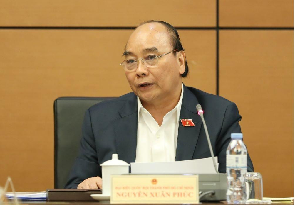 Chủ tịch nước Nguyễn Xuân Phúc phát biểu tại tổ (Ảnh: Nhật Minh) Chủ tịch nước Nguyễn Xuân Phúc phát biểu tại tổ (Ảnh: Nhật Minh)