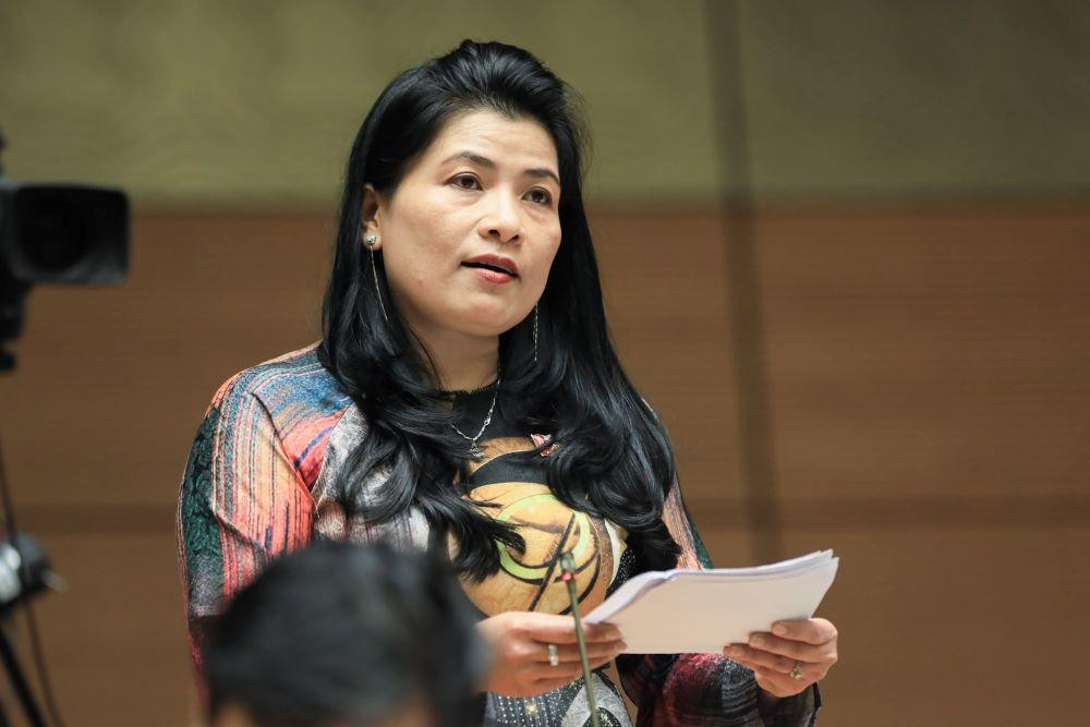 ĐBQH Đàng Thị Mỹ Hương (ảnh Nhật Minh)