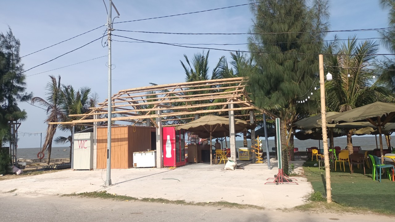 Các hạng mục ven biển trái phép đã được tháo dỡ