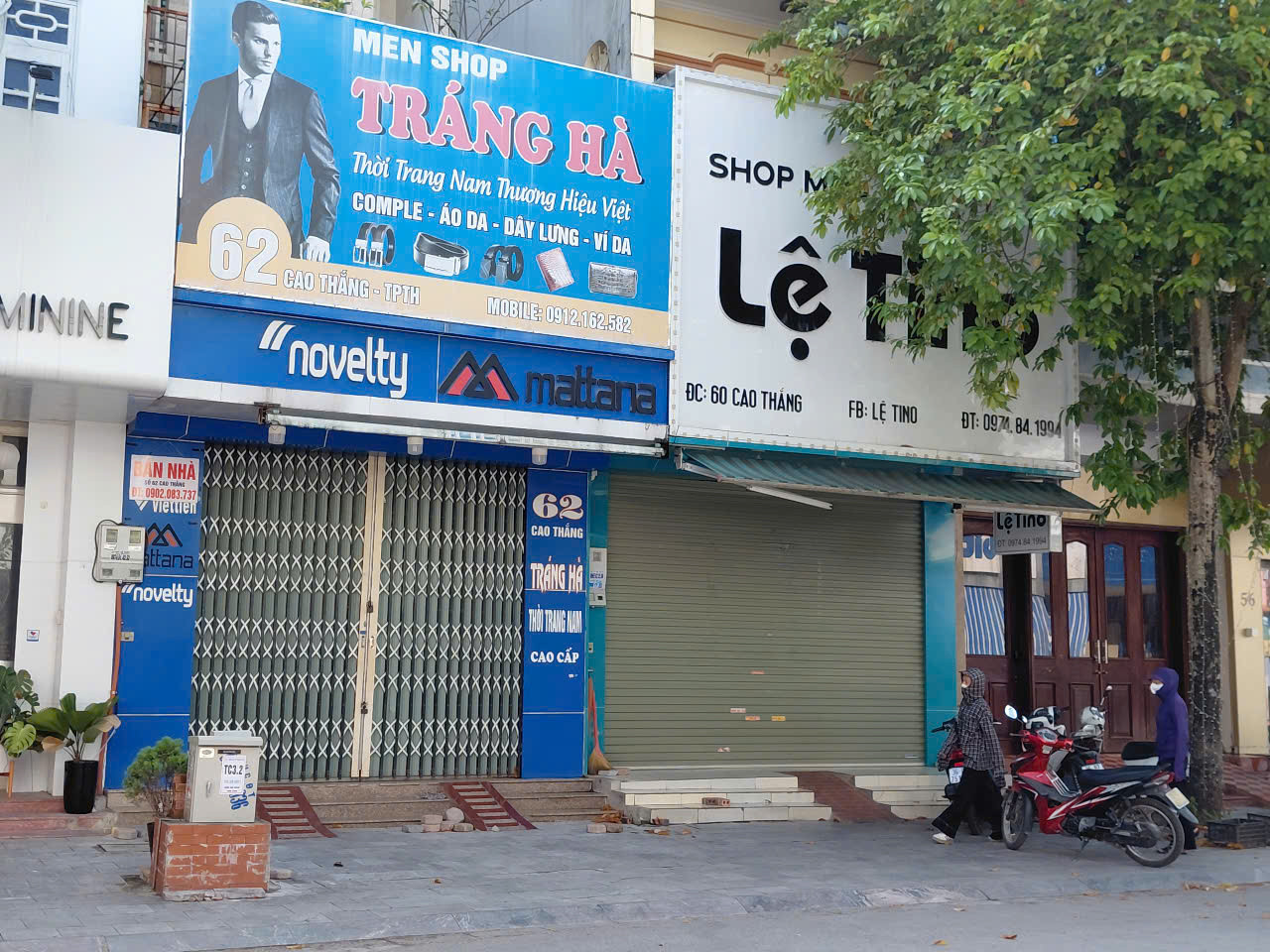 Cửa hàng trên phố Cao Thắng đóng cửa