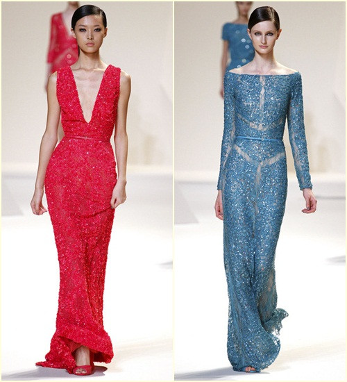 Kiểu dáng bút chì ôm sát còn được thể hiện ở cả những chiếc váy dài dự tiệc