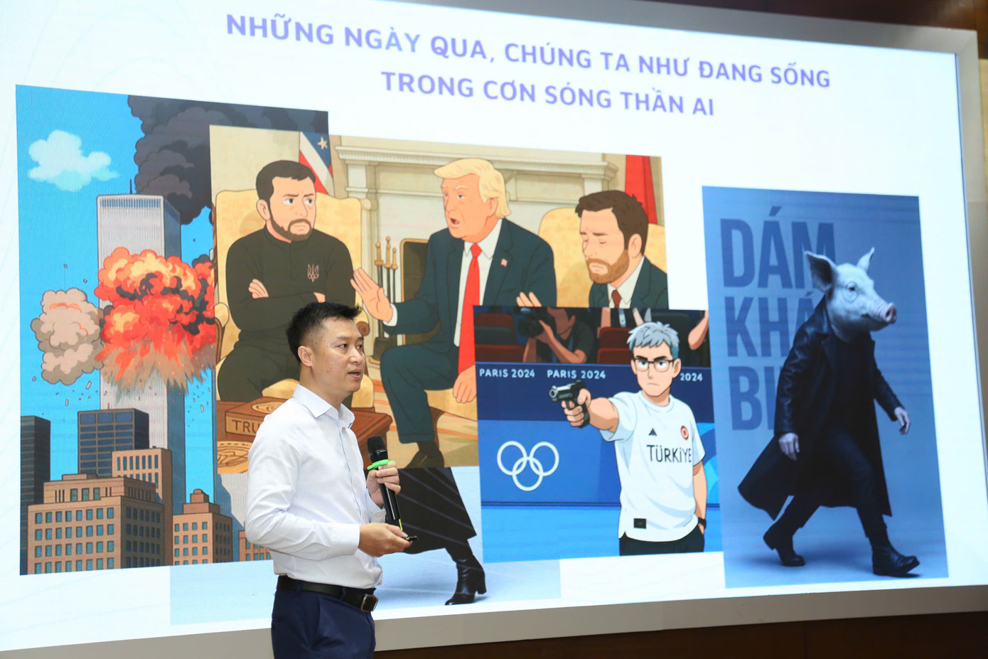 Theo khảo sát, 25% cơ quan báo chí ứng dụng AI vào hoạt động của tòa soạn. Theo khảo sát, 25% cơ quan báo chí ứng dụng AI vào hoạt động của tòa soạn.