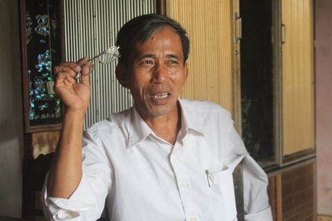 Ông Nguyễn Huỳnh, Trưởng thôn Trà Liên Tây kể về hai báu vật