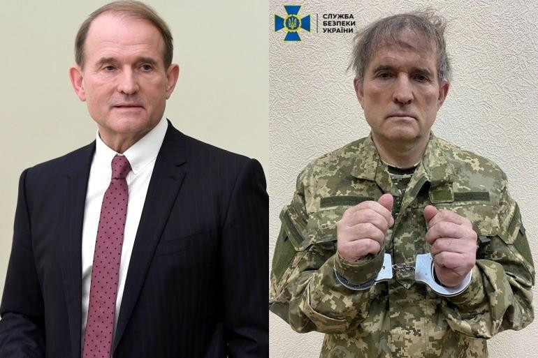 Ông Viktor Medvedchuk. Ảnh: Al Jazeera Ông Viktor Medvedchuk. Ảnh: Al Jazeera