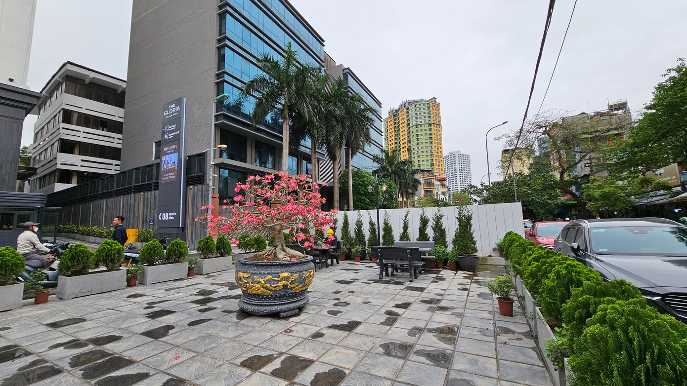 Thậm chí, do nằm trên khu đất có diện tích nhỏ nên chủ đầu tư biến phần đất phía trước dự án (khu vực thuộc dự án bãi đỗ xe tự động P (H1-3) tại khu vực cống hóa mương Nguyên Hồng) làm khuôn viên, tạo cảnh quan.