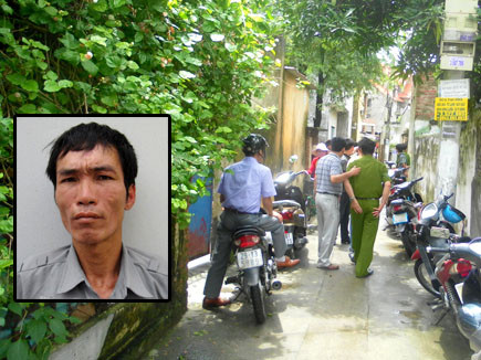 Đối tượng Phong và ngôi nhà nơi xảy ra vụ án