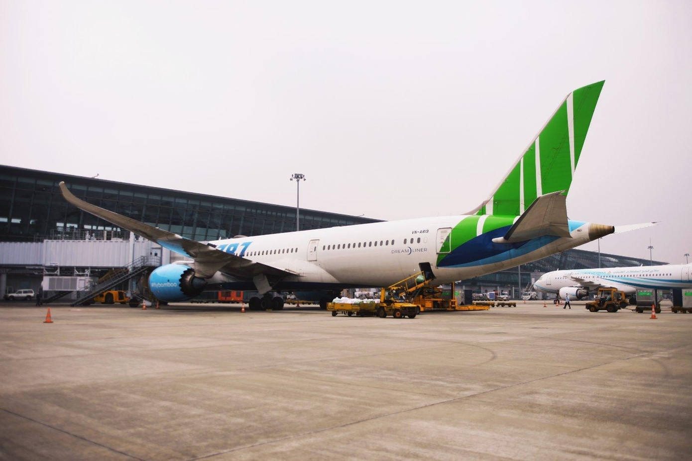 Đường bay thẳng Việt – Anh của Bamboo Airways được khai thác trên tàu bay thân rộng Boeing 787-9 Dreamliner hiện đại