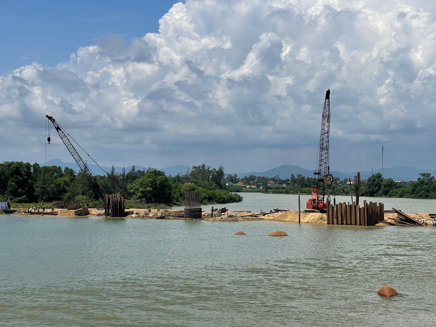 Đơn vị thi công ngăn sông làm cầu Đơn vị thi công ngăn sông làm cầu