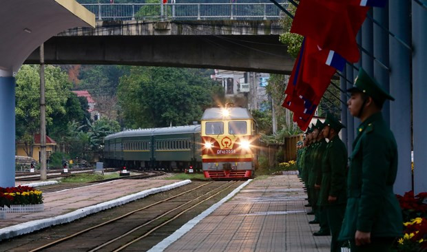 Đoàn tàu bọc thép Triều Tiên đã vào ga Đồng Đăng ảnh 5
