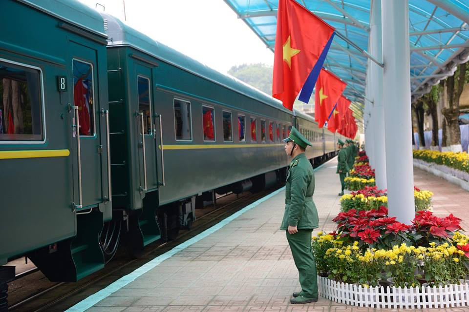 Đoàn tàu bọc thép Triều Tiên đã vào ga Đồng Đăng ảnh 3