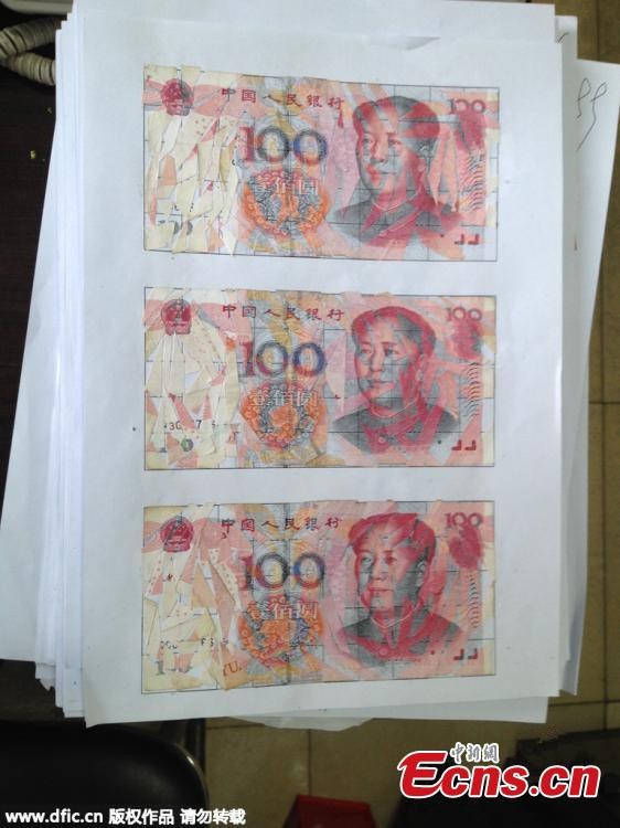 Cha cắt vụn cả trăm triệu, con ngồi tỉ mẩn 3 tháng dán lại ảnh 2