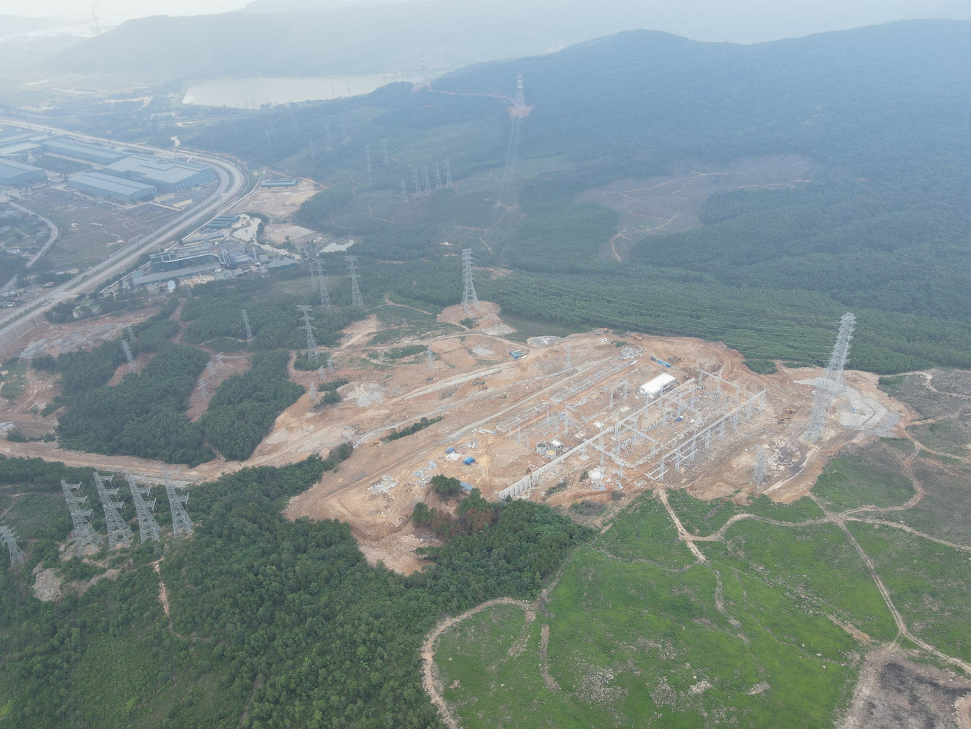 Vị trí triển khai dự án Trạm biến áp