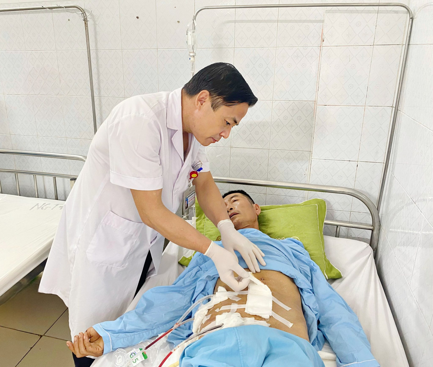 Sức khoẻ của bệnh nhân đang tiến triển tốt