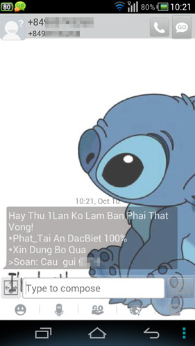 Tin nhắn rác "soi cầu lô đê" vẫn chưa được ngăn chặn hoàn toàn. Ảnh: Anh Quân. Tin nhắn rác