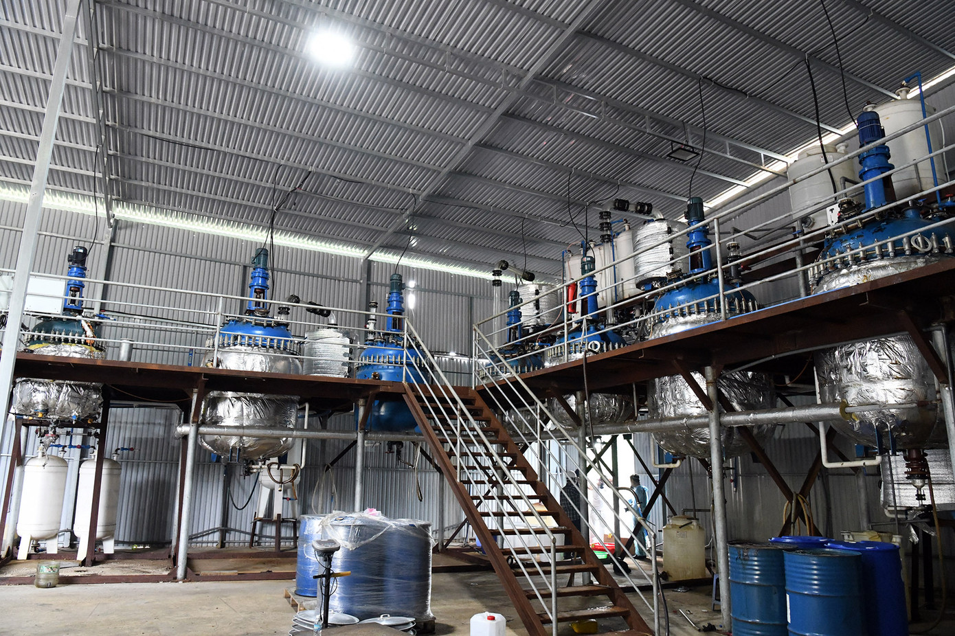 Xưởng sản xuất ma túy tổng hợp của các đối tượng. Ảnh: CACC Xưởng sản xuất ma túy tổng hợp của các đối tượng. Ảnh: CACC