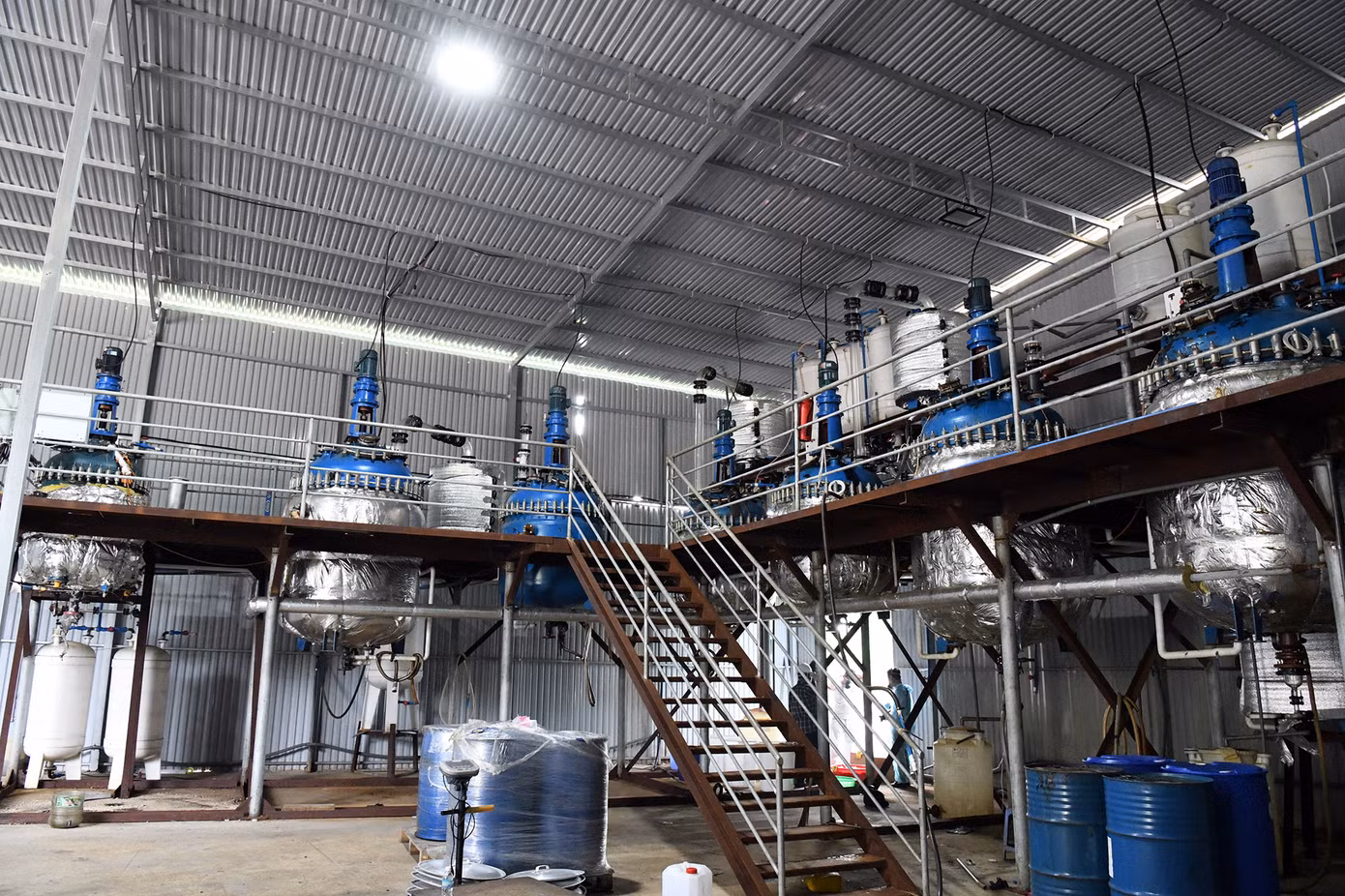 Xưởng sản xuất ma túy tổng hợp của các đối tượng. Ảnh: CACC