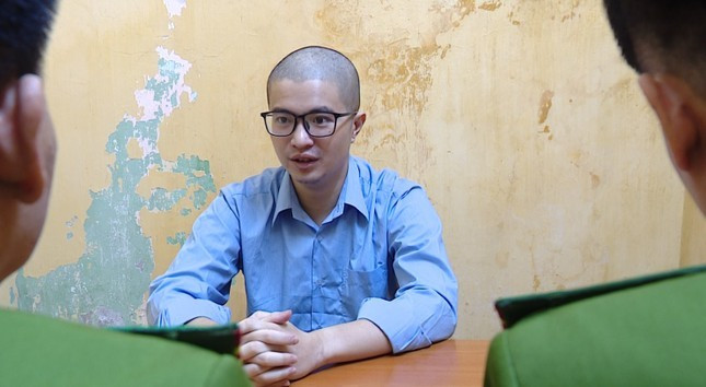 Phó Đức Nam tại cơ quan điều tra.