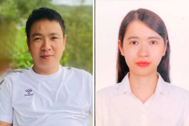 Hai bị can Dưỡng và Hương. Ảnh CACC