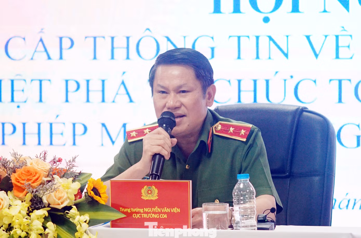 Trung tướng Nguyễn Văn Viện - Cục trưởng Cục Cảnh sát điều tra tội phạm về ma tuý (Bộ Công an). Ảnh: Thanh Hà.