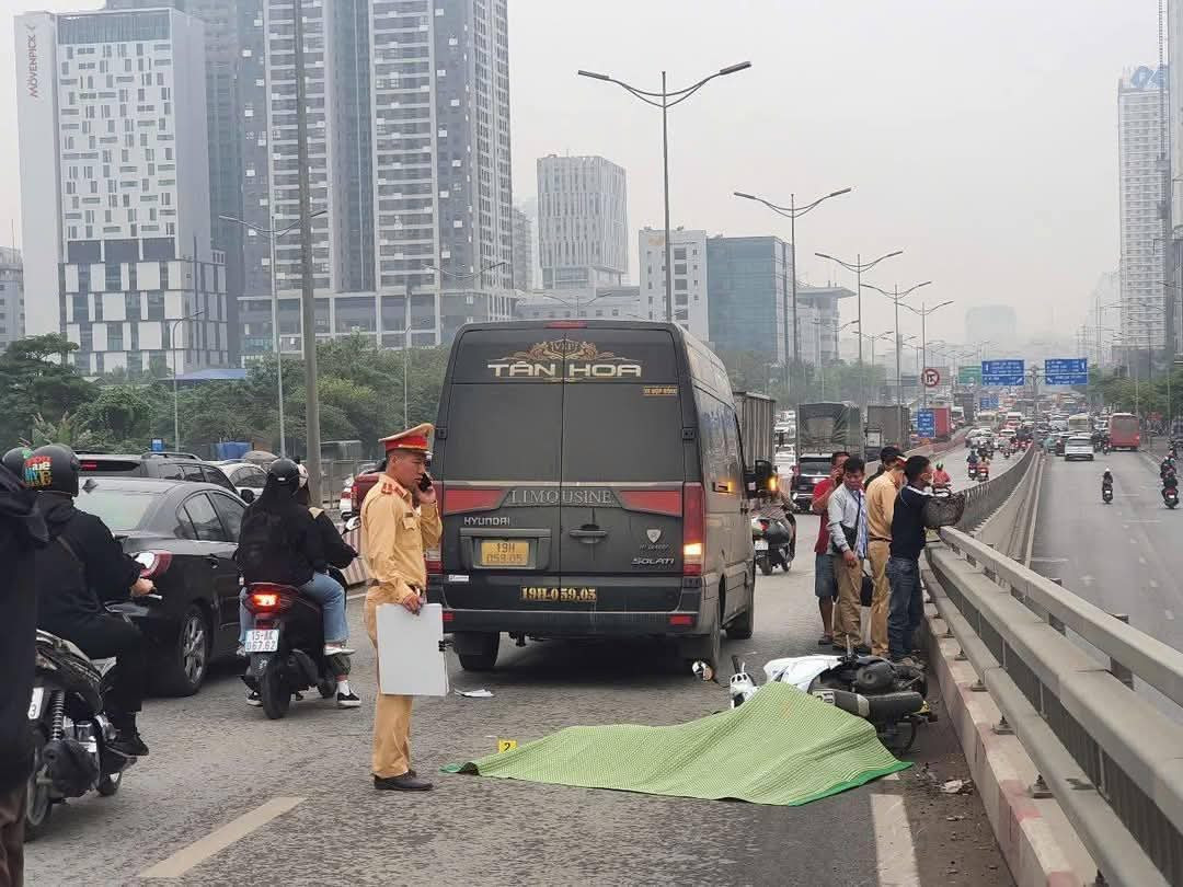 Hiện trường vụ tai nạn.