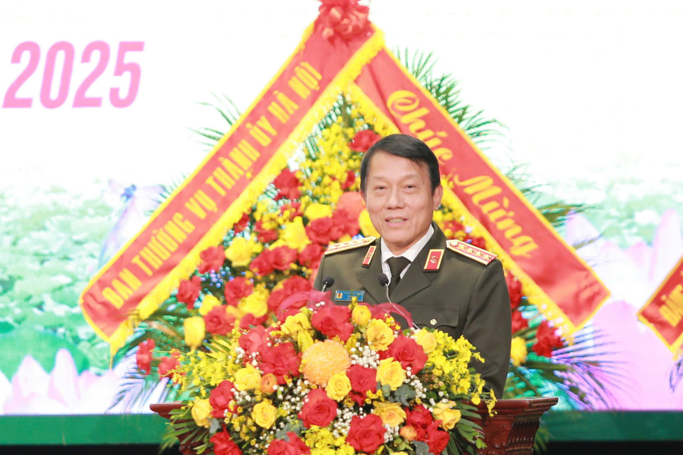 Đại tướng Lương Tam Quang- Ủy viên Bộ Chính trị, Bí thư Đảng ủy Công an Trung ương, Bộ trưởng Bộ Công an.