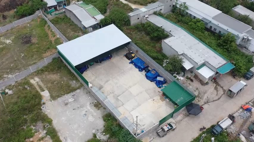 Cận cảnh khu nhà xưởng và số ma túy thu giữ trong chuyên án. Ảnh: CACC