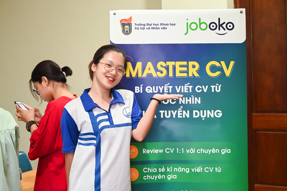 Bạn Vũ Bảo Hoàng Yến, sinh viên K67 Nhật Bản học (khoa Đông Phương học, trường Đại học Khoa học Xã hội và Nhân văn). Ảnh: Thanh Thảo