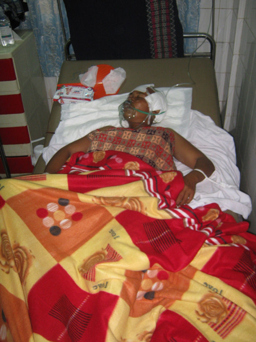 Chị Thu Enh đã qua cơn nguy kịch