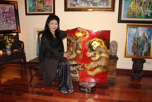 Văn Dương Thành trở lại với bộ tranh 'Hồng hạc với thiên nhiên' ảnh 3