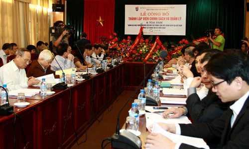 Sau lễ công bố đã diễn ra tọa đàm 