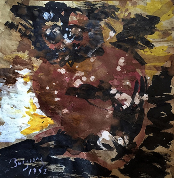 Tranh của thi sỹ 'Khùng' Bùi Giáng bán giá cao ảnh 3