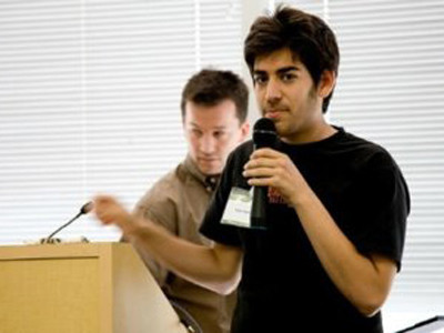 Hacker, nhà hoạt động xã hội Aaron Swartz. Ảnh: Atlantic Wire