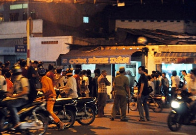 Hiện trường quán cơm nơi Khuyến chém chết chị Hằng