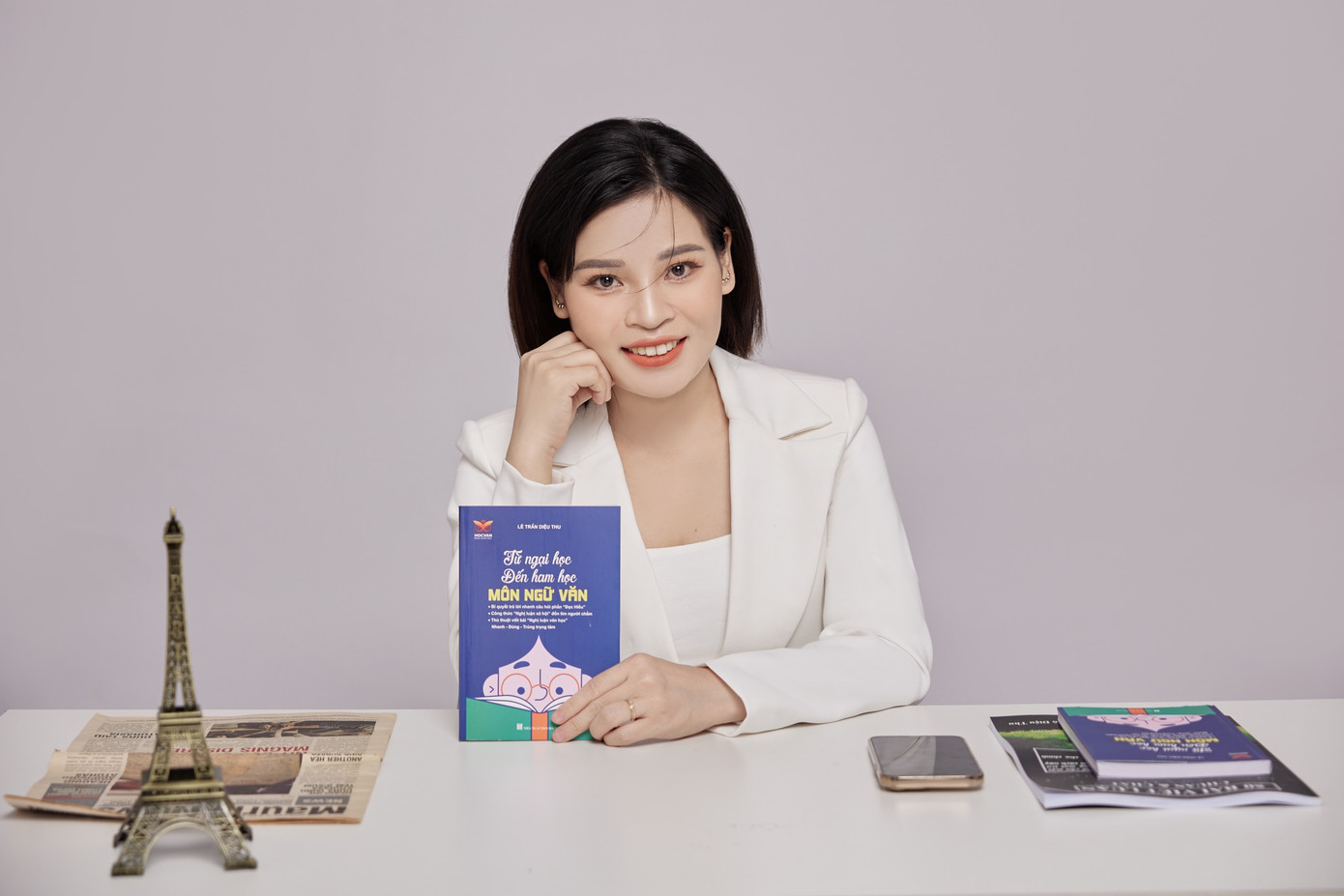 Thạc sĩ Lê Trần Diệu Thu, giáo viên môn Ngữ Văn, hệ song bằng tại Trường Cao đẳng Xây dựng Công trình Đô thị, Hà Nội. Ảnh: NVCC Thạc sĩ Lê Trần Diệu Thu, giáo viên môn Ngữ Văn, hệ song bằng tại Trường Cao đẳng Xây dựng Công trình Đô thị, Hà Nội. Ảnh: NVCC