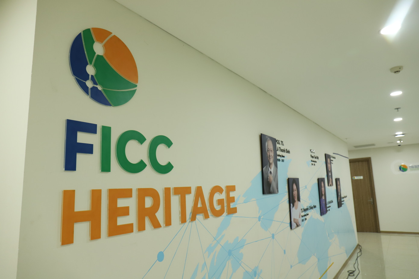 Bức tường “FICC Heritage” - nơi lưu giữ kỉ niệm.