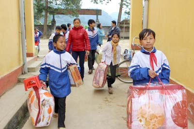 Vui quá! Có chăn chống rét