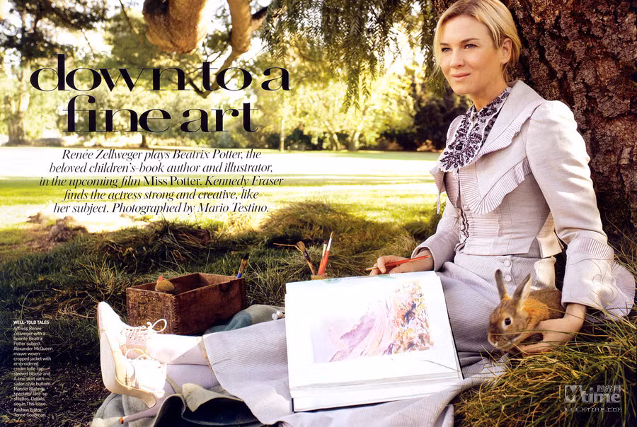 Scarlett Johansson quyến rũ bên chú báo khi xuất hiện trên trang bìa tạp chí Vouge. Robert Pattison vác cả con cá xấu. Con quạ "ranh mãnh" đang dùng mỏ rút dây áo tắm của người đẹp Petra Nemcova. Drew Barrymore và sư tử gợi nhớ hình ảnh "người đẹp và ác thú". Siêu mẫu Caroline Trentini với vẻ đẹp mạnh mẽ mà gợi cảm. "Thôn nữ" Madona đang cho gà ăn. Nicole Kidman, cô chủ kiêu kỳ và mạnh mẽ trong trang trại nuôi bò. Reese Witherspoon "lả lướt" bên chú voi to lớn. Tiểu thư xinh đẹp Renee Zellweger thẩn thơ dưới gốc bên chú thỏ đáng yêu. Siêu mẫu Aleksandra Nilsen mạnh mẽ bên hai chú sư tử. Jennifer Aniston cùng chú cún cưng của mình. Demi Moore phải bắc thang lên để âu yếm chú hươu cao cổ.