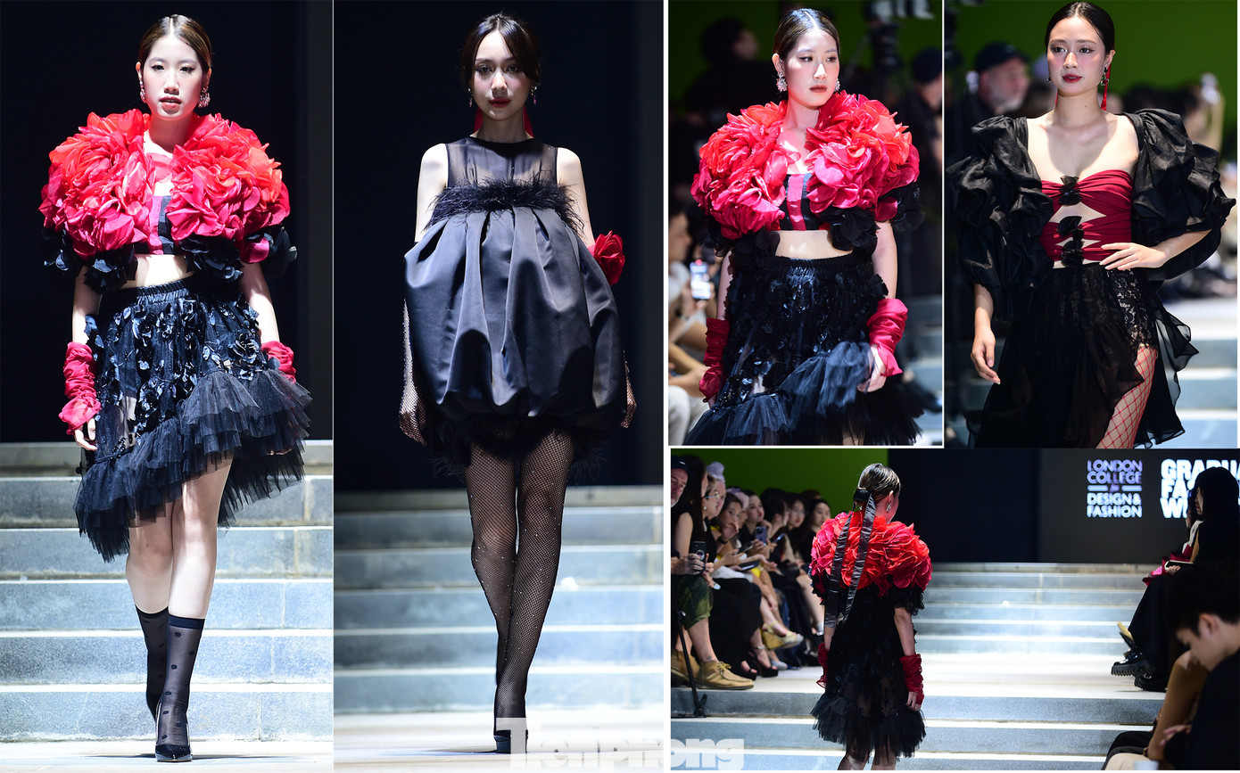 Đó là sự giao thoa giữa con người và thời trang, giữ thời trang và thiên nhiên, giữa thời trang và cuộc sống, giữa quá khứ và hiện đại, giữa di sản và các giá trị văn hóa đương đại, giữa các góc nhìn về những vấn đề của xã hội hiện đại. Ảnh: Xuân Tùng