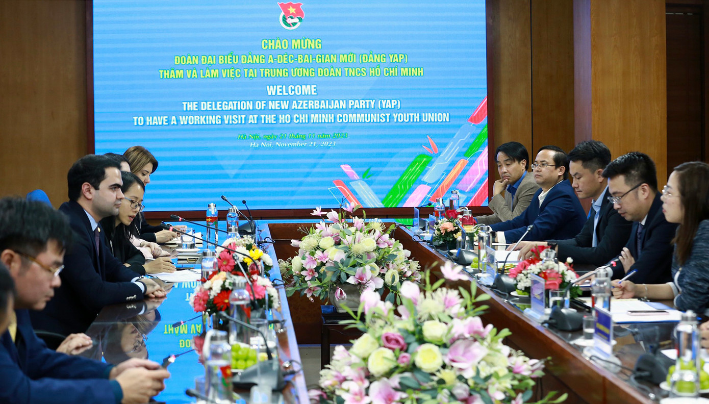 Quang cảnh buổi tiếp. Ảnh: Vương Anh Quang cảnh buổi tiếp. Ảnh: Vương Anh